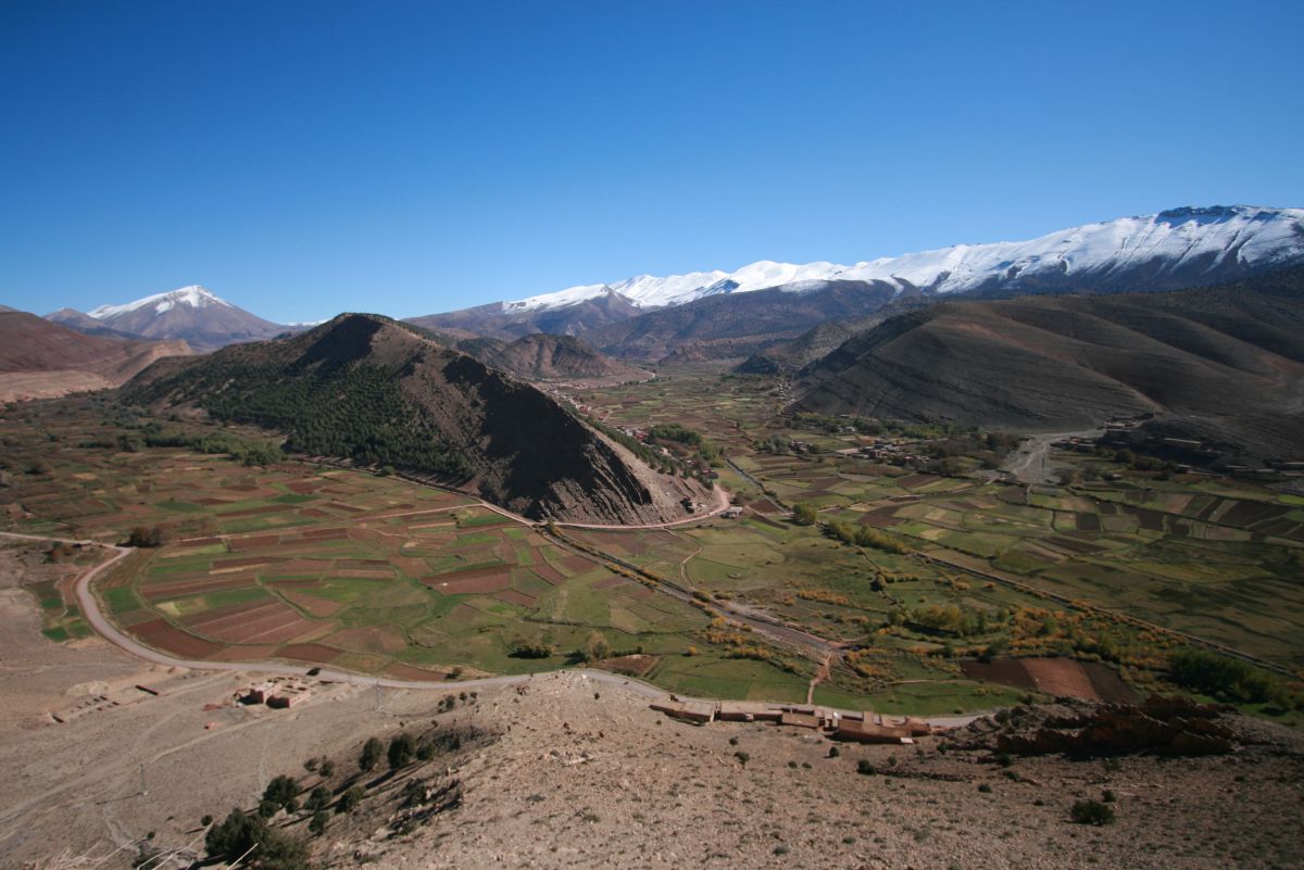 Vue panoramique à partir d’Ighrem Sidi Moussa<br>... Vue panoramique à partir d’Ighrem Sidi Moussa<br>...