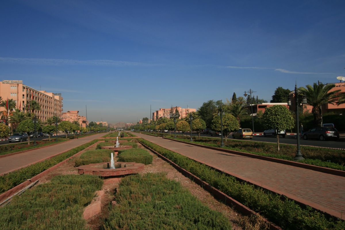 Les aménagements modernes, sous le règne de sa Majesté Mohammed VI, ont hissé Marrakech aux rangs des meilleures destinations touristiques Les aménagements modernes, sous le règne de sa Majesté Mohammed VI, ont hissé Marrakech aux rangs des meilleures destinations touristiques