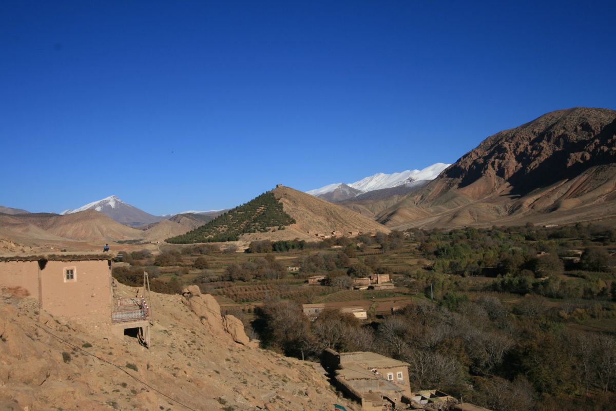 Superbe vue à partir de l’Ighrem Sidna Chitta Superbe vue à partir de l’Ighrem Sidna Chitta