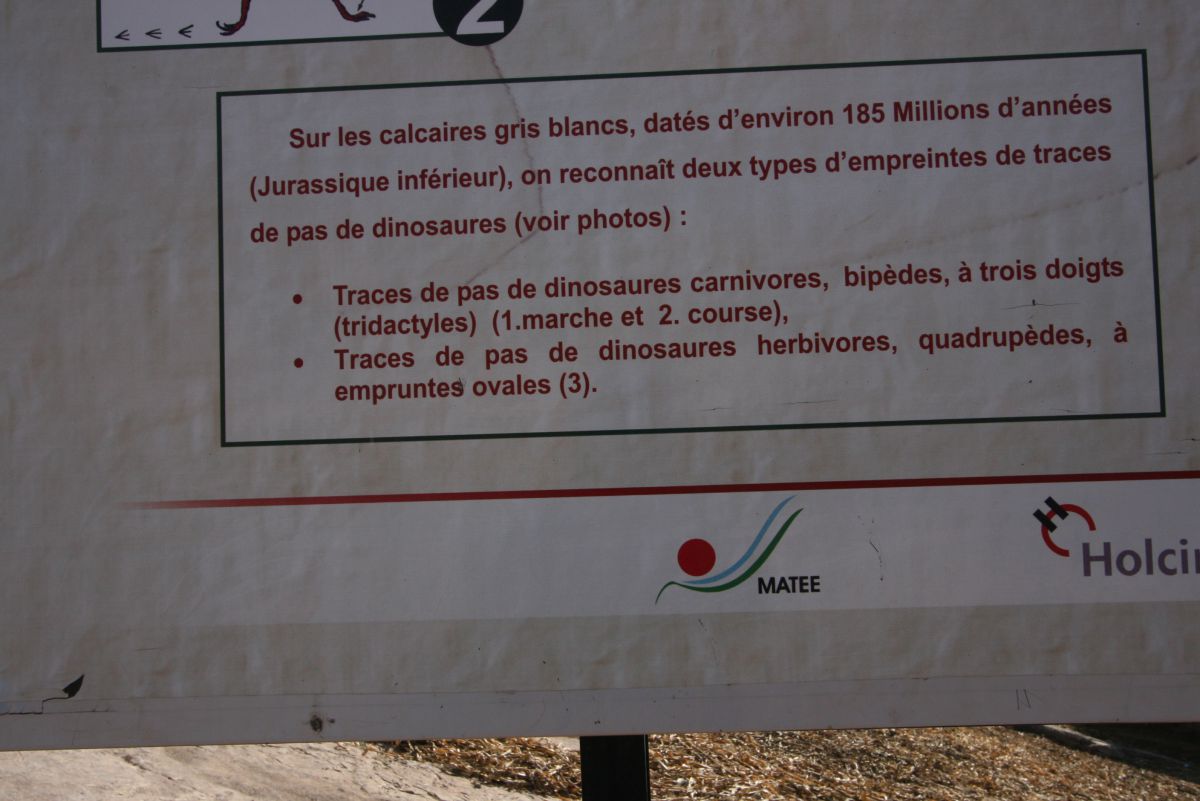 Détail du panneau explicatif